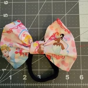 Handmade Princess Nylon Hair Bow